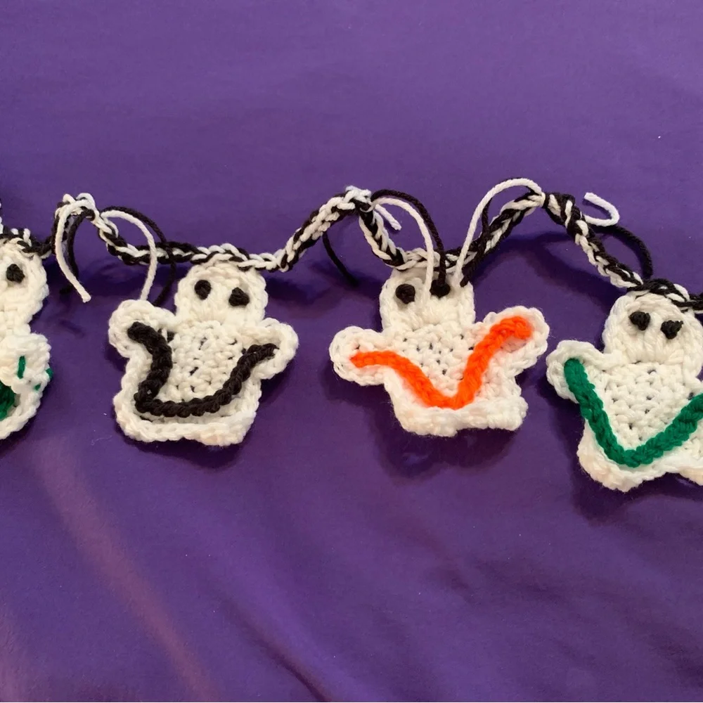 Ghost Garland Eight New Crochet Handmade